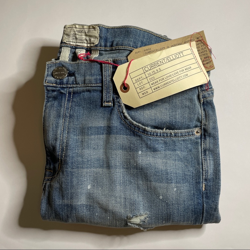 CURRENT/ELLIOTT the fling slim boyfriend jeans